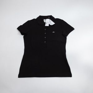 Lacoste Short Sleeve 5 Button Stretch Polo Ladies